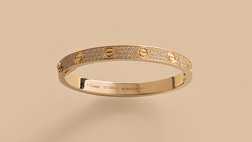 diamond Cartier love bracelet