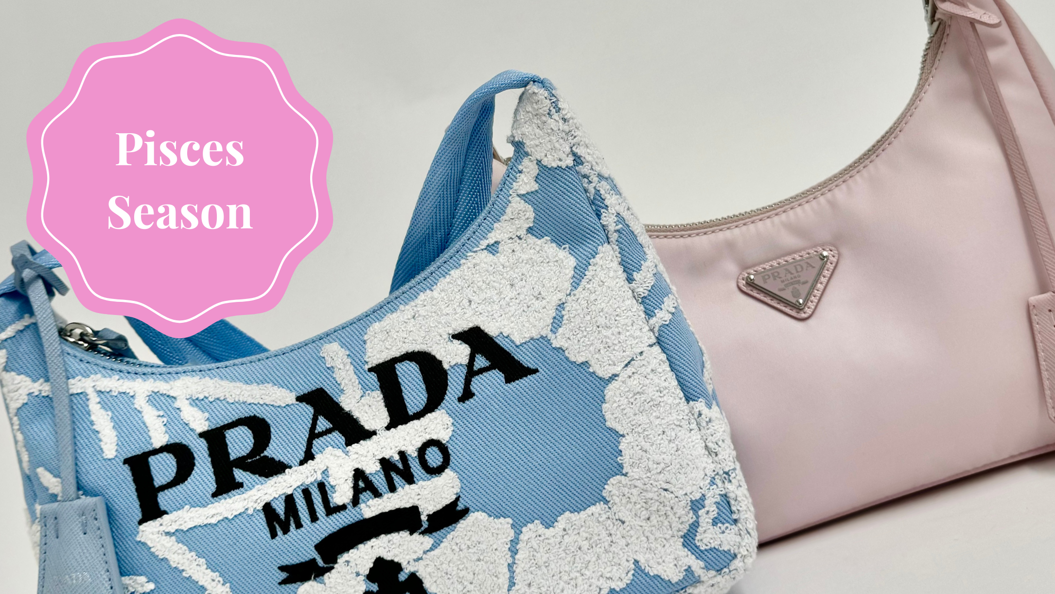 Pisces designer accessories Prada bags