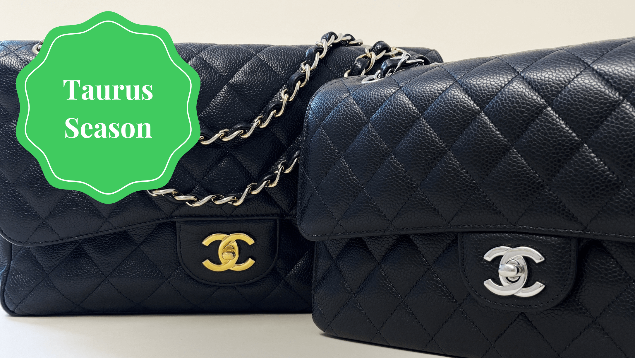 Two Chanel flap bags