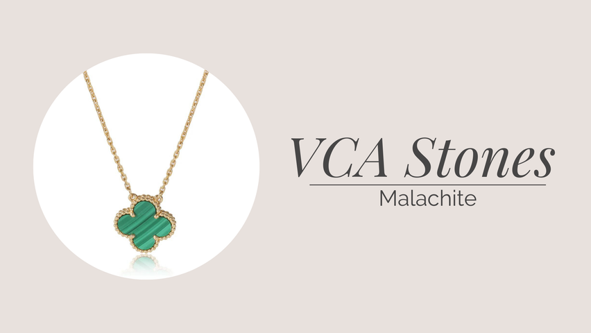 Malachite jewelry Van Cleef