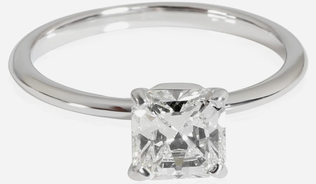 Aurora Designer - Ring Style - 6-Prong Solitaire Tiffany-Style Setting for  Regular Cut Center Stone AD1845C
