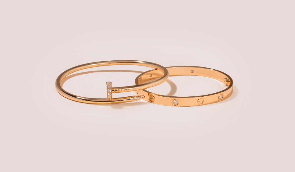 100% Authentic 18k Yellow Gold Cartier Love Bracelet Size