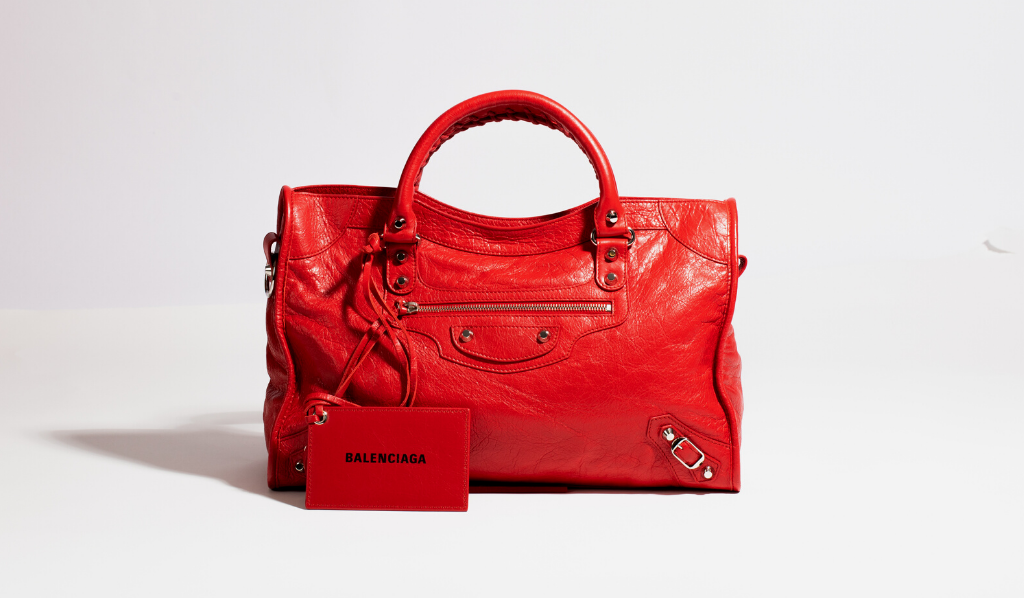 Balenciaga Authenticated Papier Leather Handbag