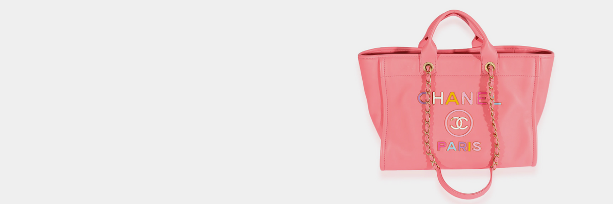 pink Chanel tote bag