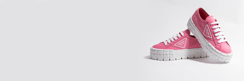 Pink Designer Sneakers