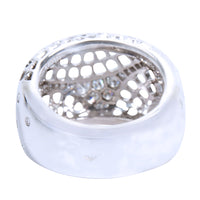 Broiderie Ring (White Gold, Diamonds)