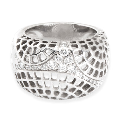 Broiderie Ring (White Gold, Diamonds)