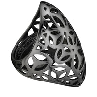 BRAND NEW  Sahara Ring in Plated Black Rhodium MSRP 295.00