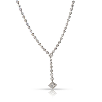 Grace Necklace in Platinum, 4.10 Ctw