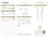 GIA Certified 1.22 Ct Radiant cut D VVS2 Loose Diamond