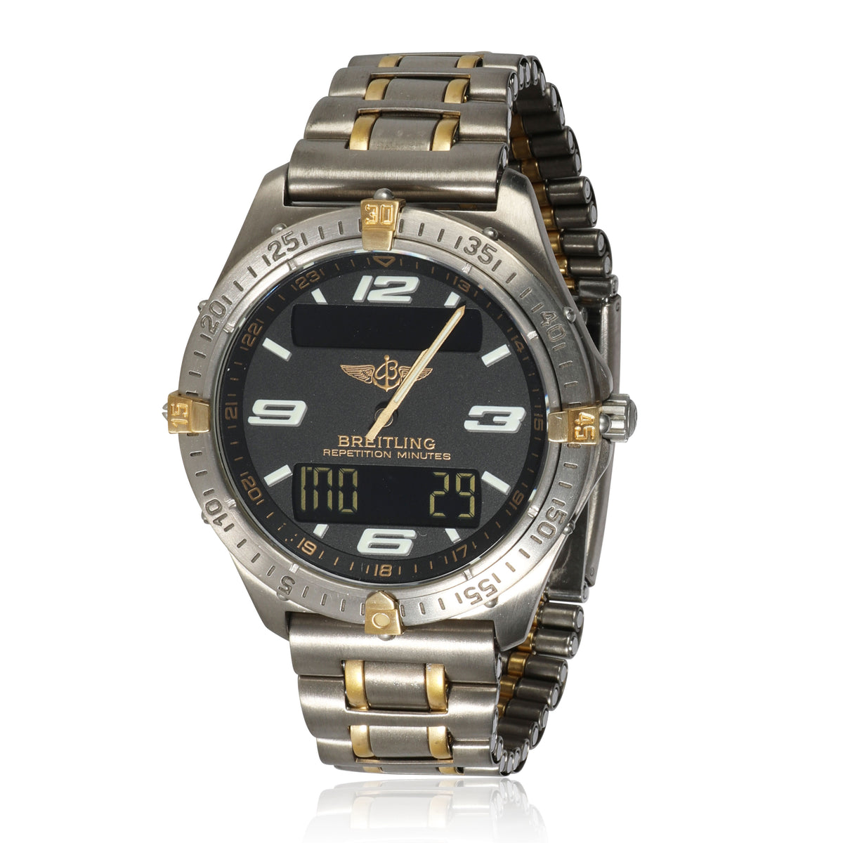 Aerospace F65062 Mens Watch in 18kt Titanium/Yellow Gold