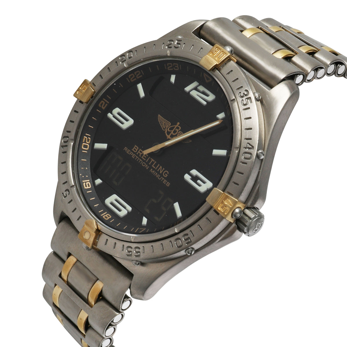 Aerospace F65062 Mens Watch in 18kt Titanium/Yellow Gold