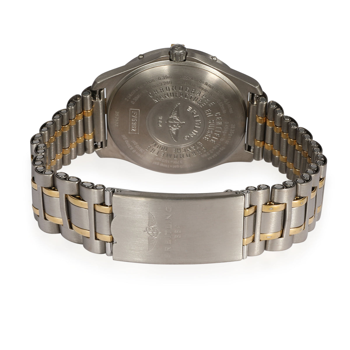 Aerospace F75362 Mens Watch in  Titanium/Yellow Gold