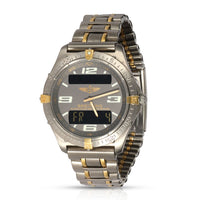 Aerospace F75362 Mens Watch in  Titanium/Yellow Gold