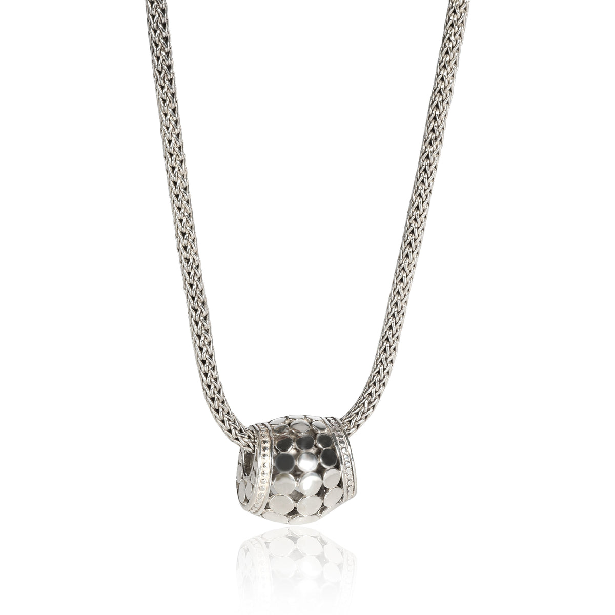 Dot Enhancer Necklace in Sterling Silver