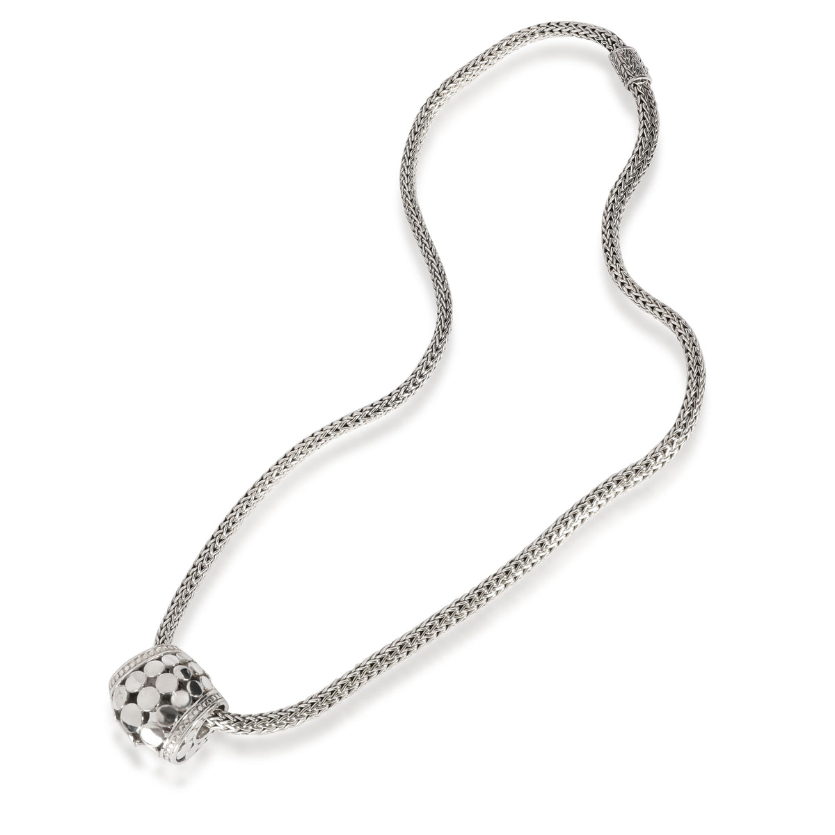 Dot Enhancer Necklace in Sterling Silver