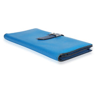 Hermès Bleu Izmir Bleu Saphir Chevre Bearn Wallet PHW Wallet box