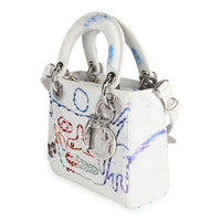 Dior X Spencer Sweeney Limited Edition Multicolor Mini Lady Dior Bag