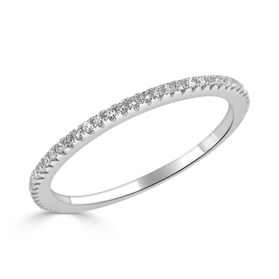 14k White Gold & Diamond Eternity Ring