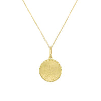 Zodiac Virgo Necklace in 14K Yellow Gold