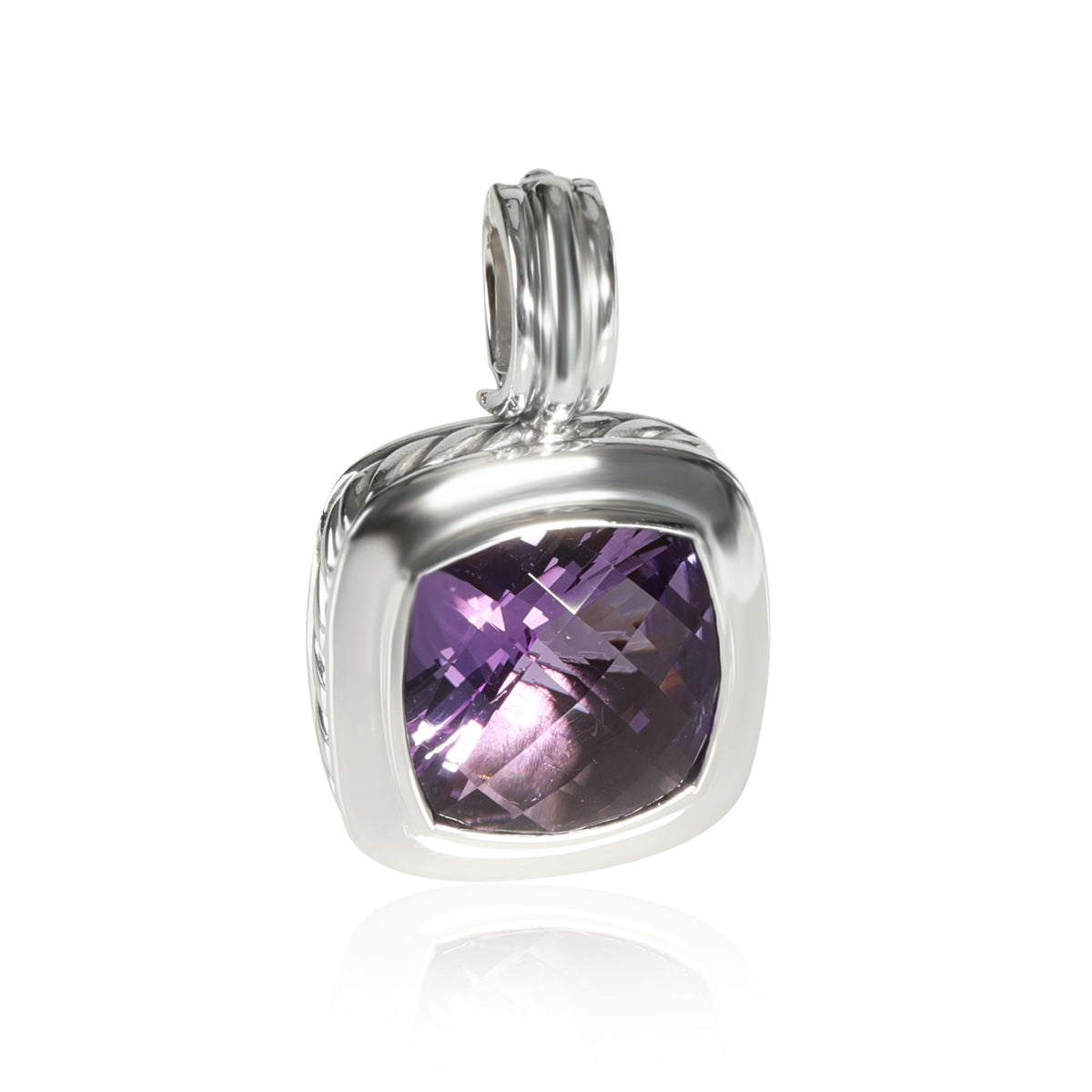 Albion Amethyst Pendant in  Sterling Silver