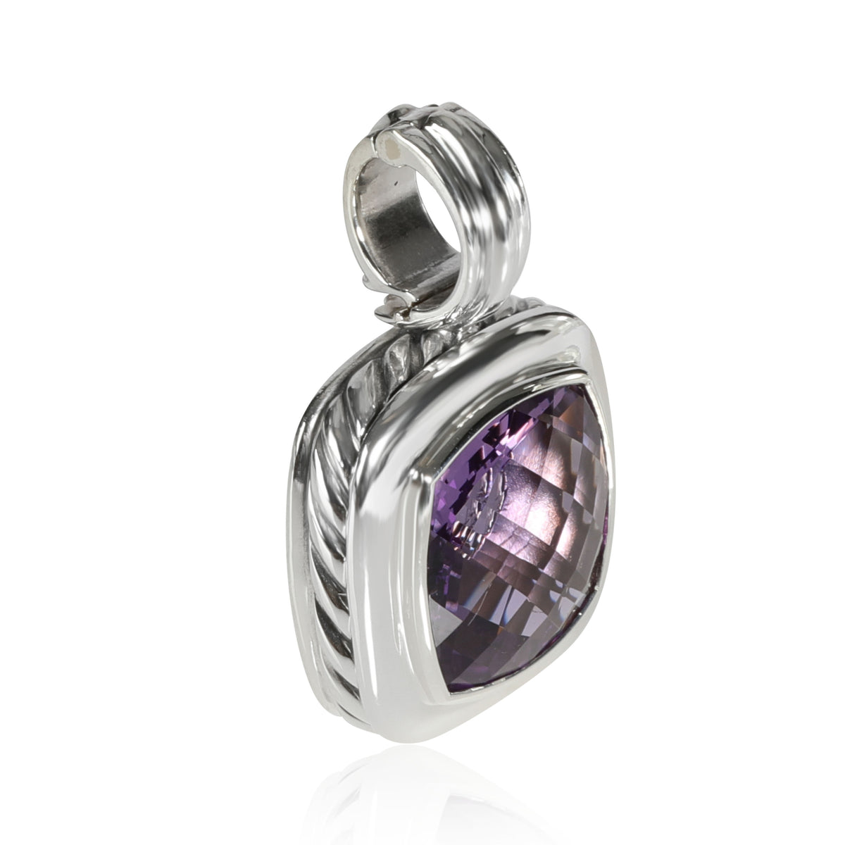 Albion Amethyst Pendant in  Sterling Silver