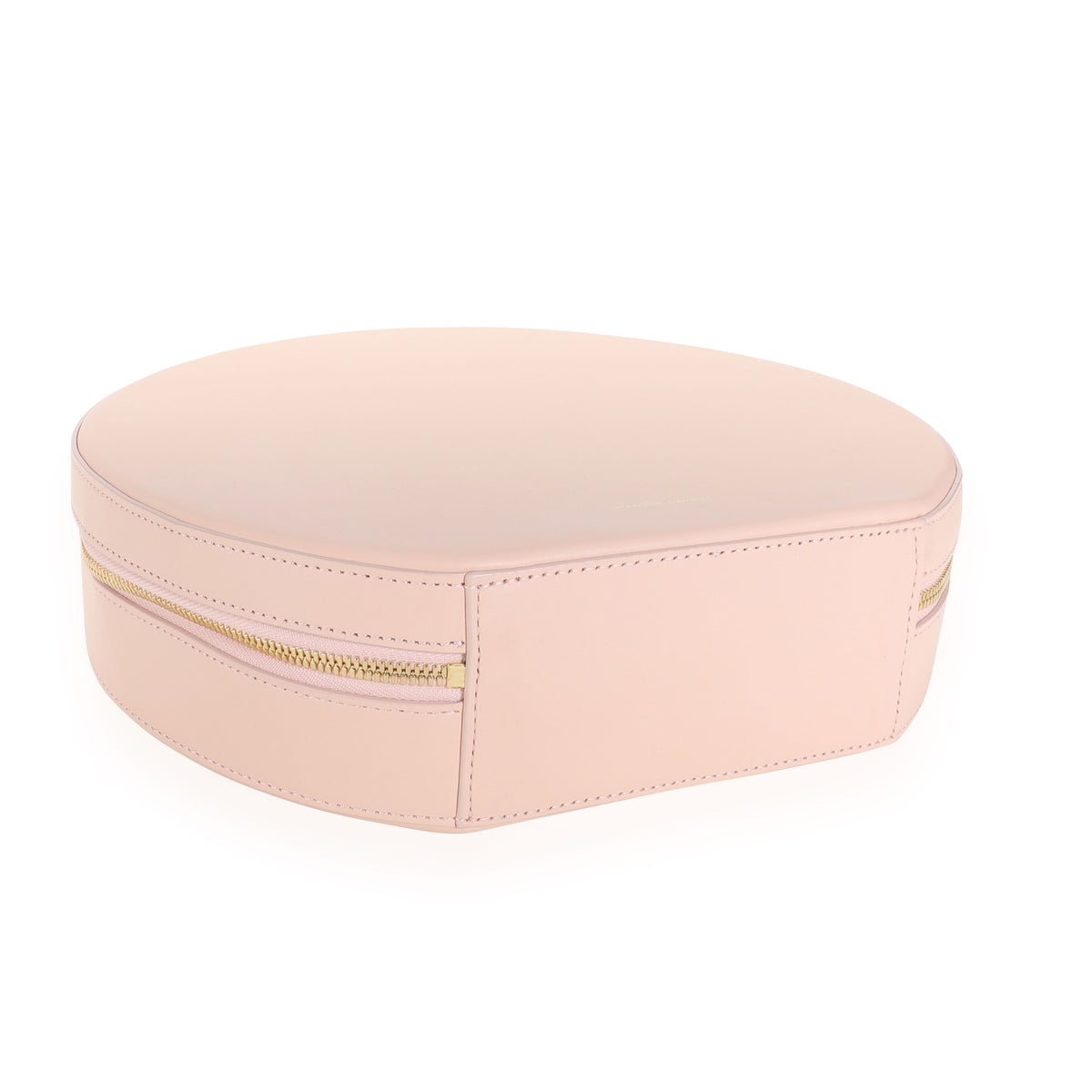 Mansur Gavriel Pink Calfskin Leather Circle Bag Handbag clasp
