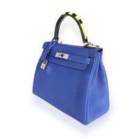 Limited Edition Bleu Électrique Togo Au Trot Retourne Kelly 28 PHW