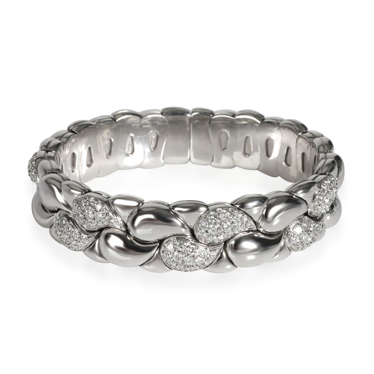 Chopard Casmir Diamond Bangle in 18K White Gold 2.1 CTW