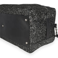 Saint Laurent Glitter Canvas & Black Leather City Gym Duffle Bag Handbag box