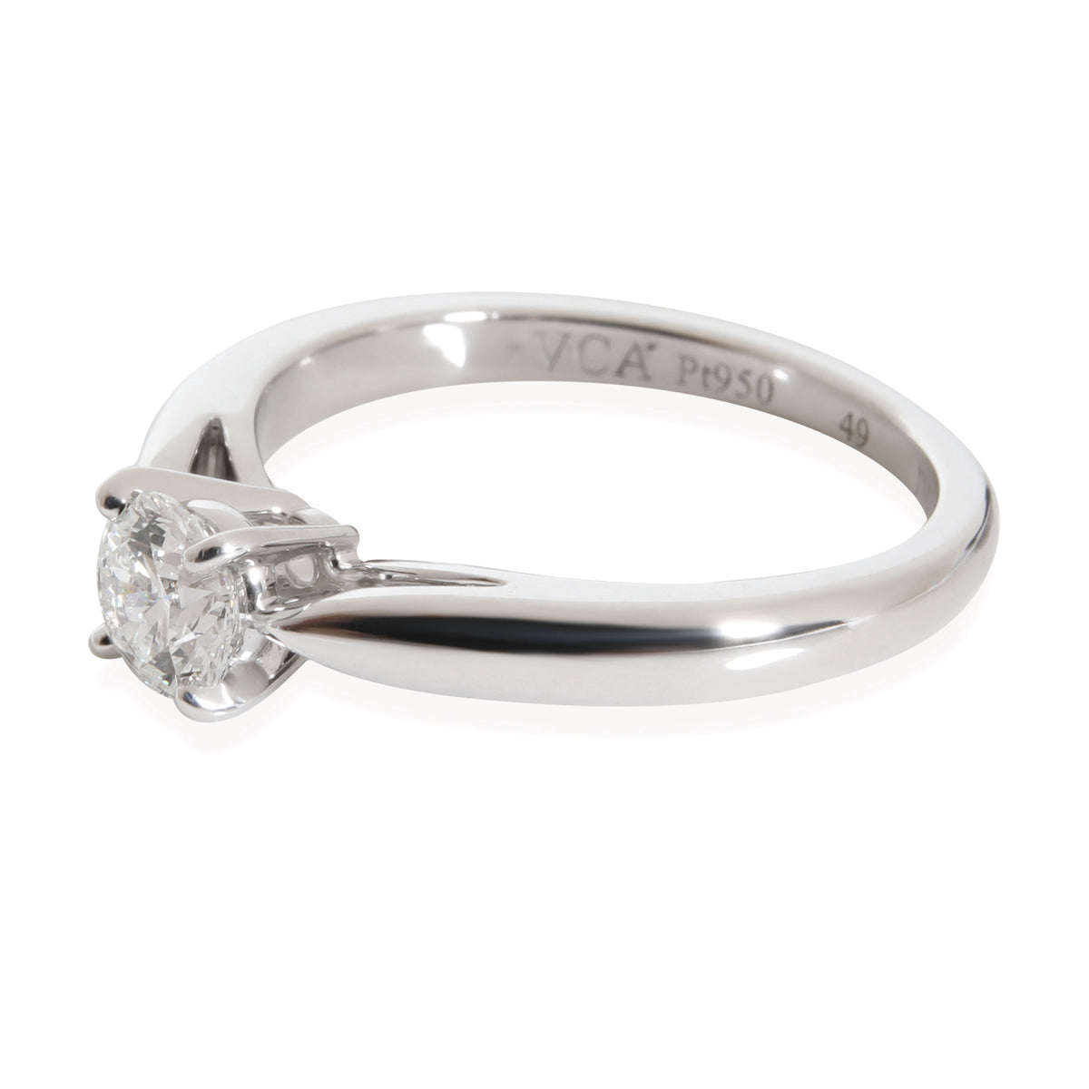 Bonheur Engagement Ring in Platinum E-F VVS2 0.4 CTW