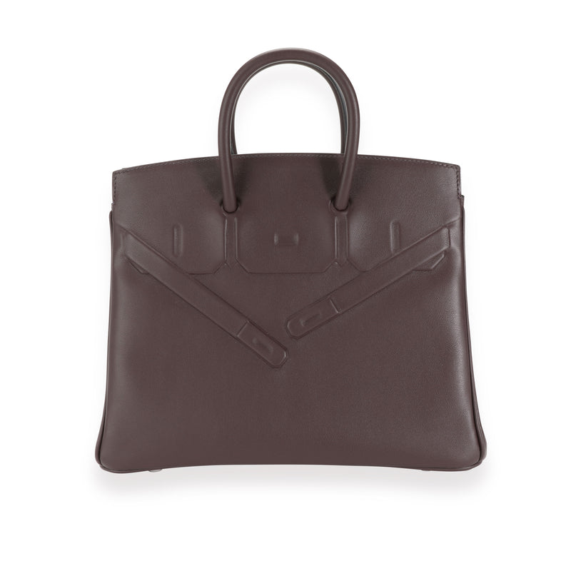 NIB Hermès Bordeaux Evercalf Shadow Birkin 25