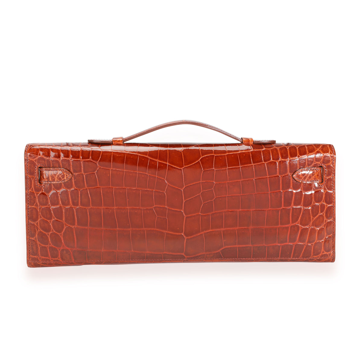 Miel Shiny Niloticus Crocodile Kelly Cut GHW