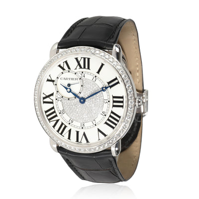 Ronde Louis Cartier WR007004 Unisex Watch in 18kt White Gold