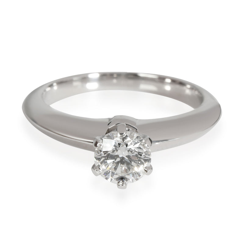 Diamond Engagement Ring in 950 Platinum H VS1 0.53 CTW