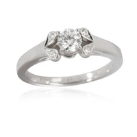 Ballerine Engagement Ring (Platinum)