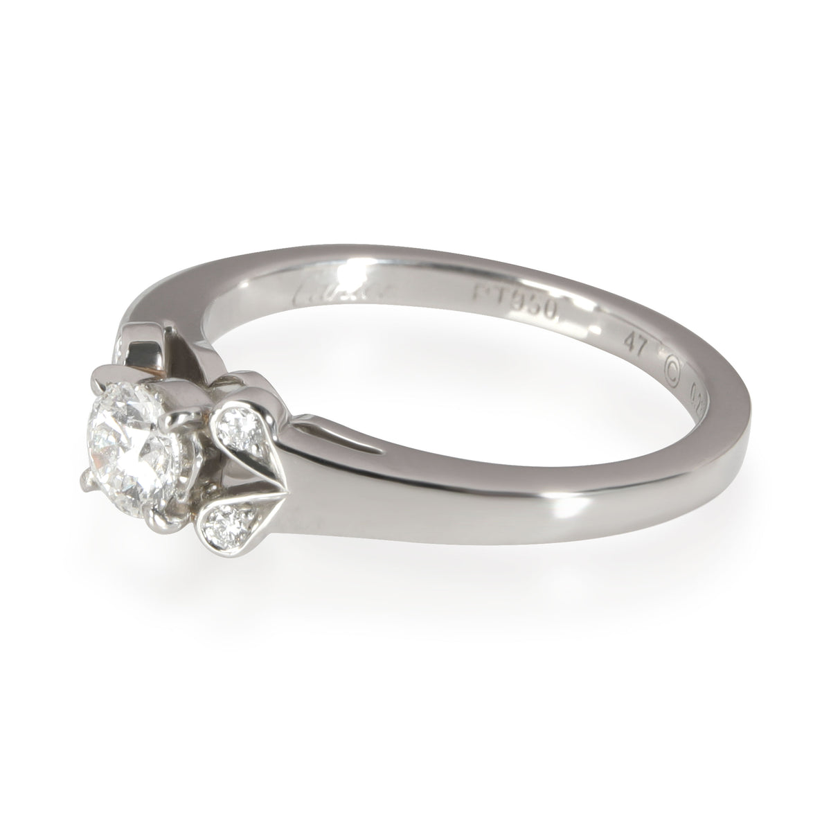 Ballerine Engagement Ring (Platinum)