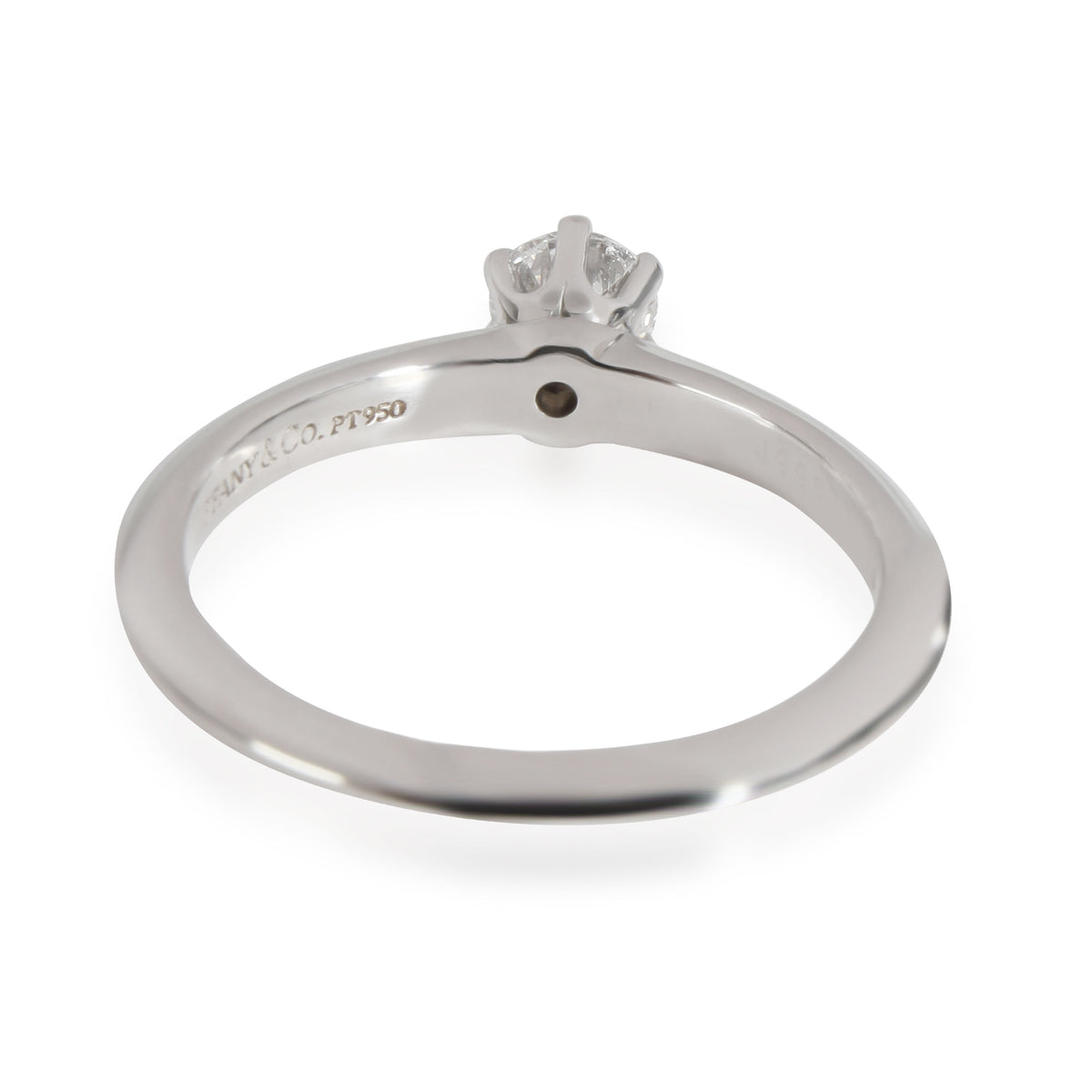 Diamond Engagement Ring in Platinum G VS1 0.26 CTW