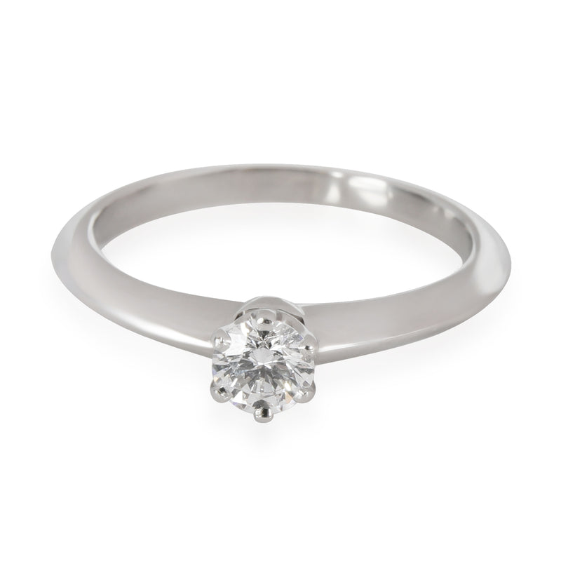 Tiffany & Co. Diamond Engagement Ring in Platinum G VS1 0.26 CTW
