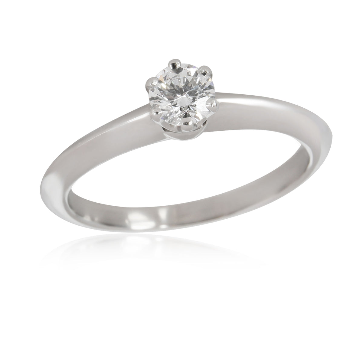 Diamond Engagement Ring in Platinum G VS1 0.26 CTW