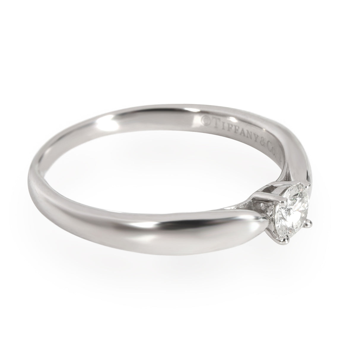 Harmony Diamond Engagement Ring in Platinum I VS1 0.18 CT