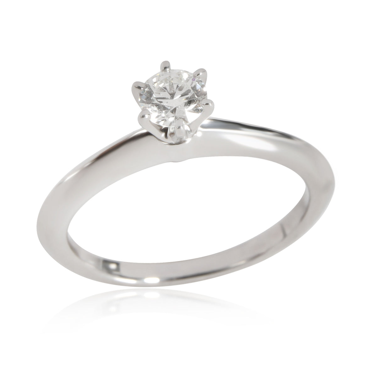 Diamond Solitaire Engagement Ring in Platinum  I VS1 0.28 CTW