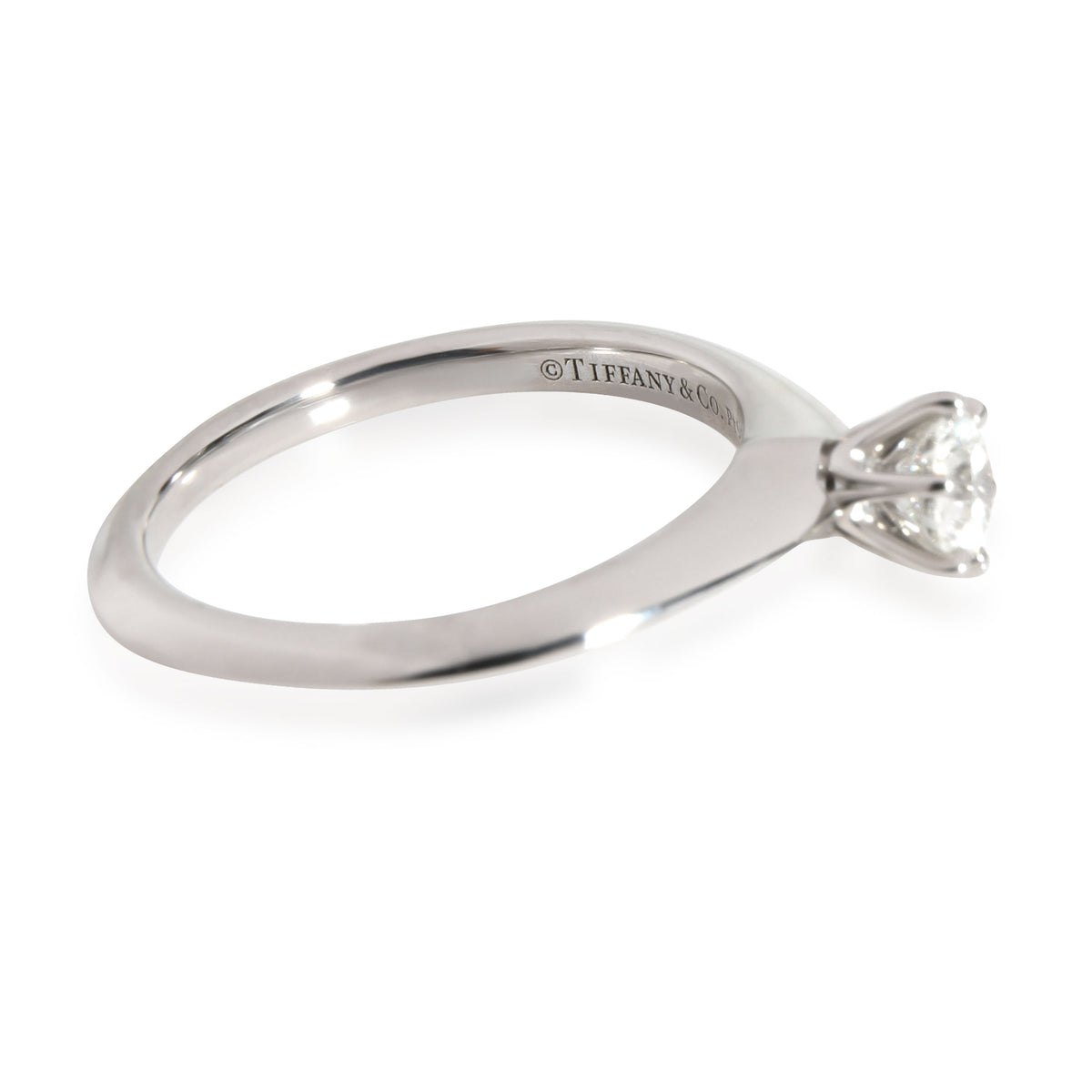 Diamond Solitaire Engagement Ring in Platinum  I VS1 0.28 CTW