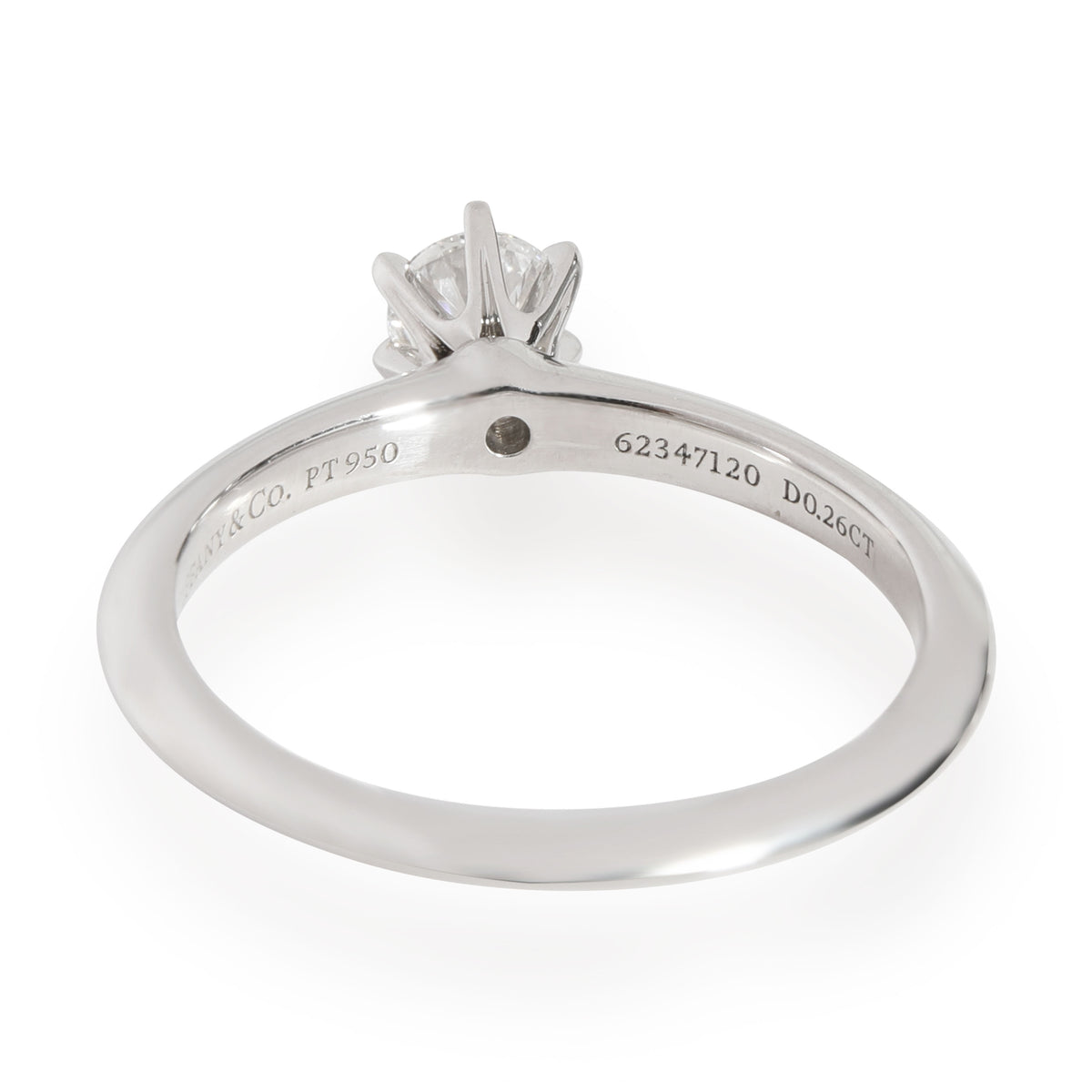 Diamond Solitaire Engagement Ring in Platinum G VS1 0.25 CT