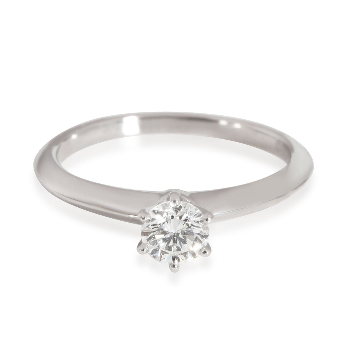 Diamond Solitaire Engagement Ring in Platinum H VS1 0.33 CTW