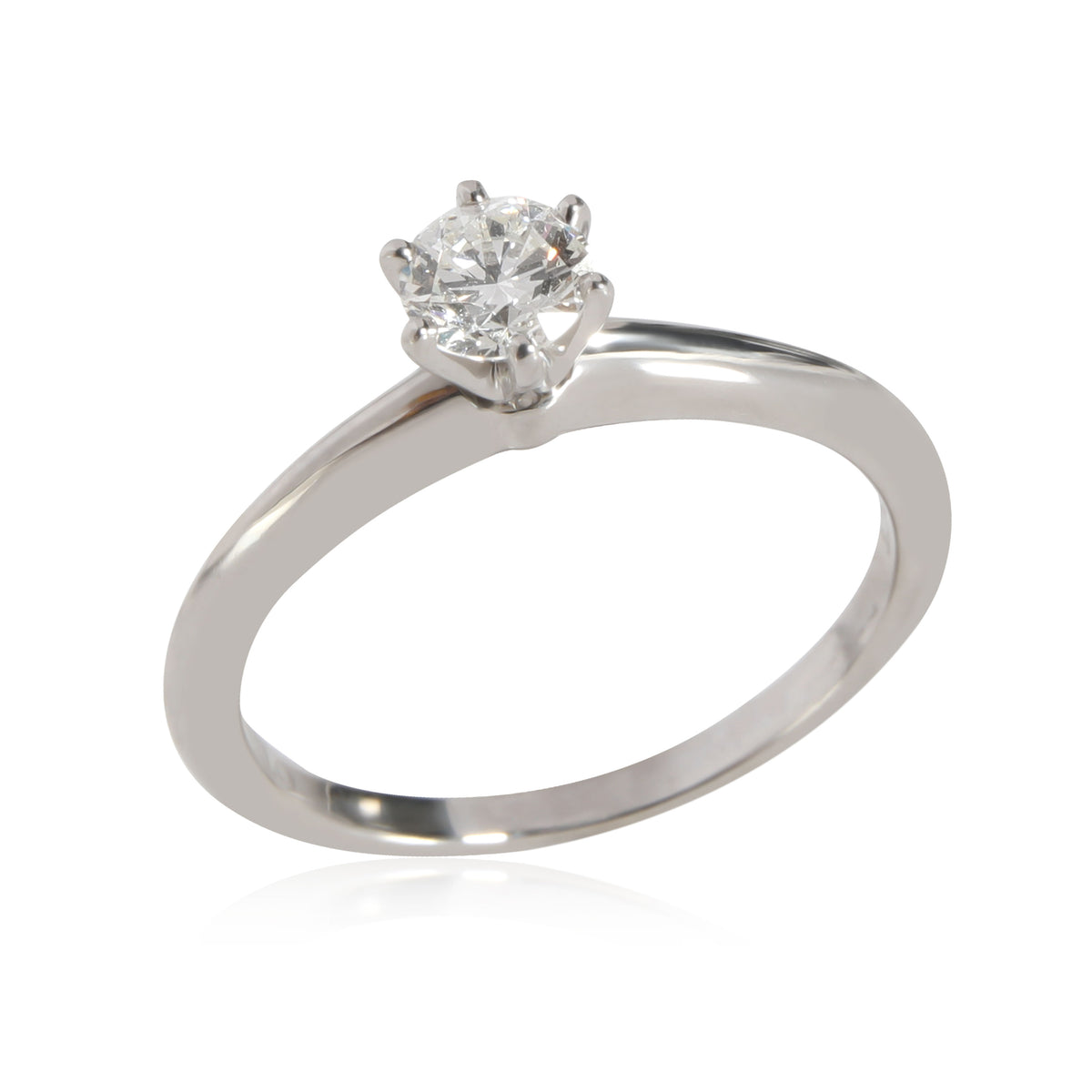 Diamond Solitaire Engagement Ring in Platinum H VS1 0.33 CTW