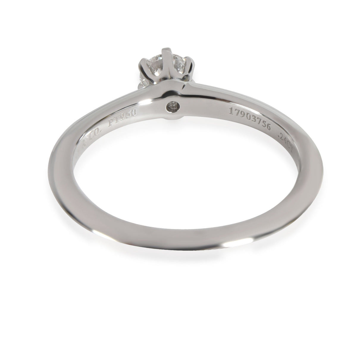 Diamond Solitaire Engagement Ring in Platinum G VS1 0.21 CTW