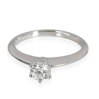 Solitaire Diamond Engagement Ring in Platinum H SI1 0.44 CTW