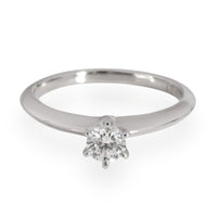 Solitaire Diamond Engagement Ring in Platinum G VS1 0.25 CT