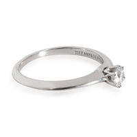 Solitaire Diamond Engagement Ring in Platinum G VS1 0.22 CTW